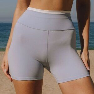 Layered Go! Shortie Shorts Mist & White